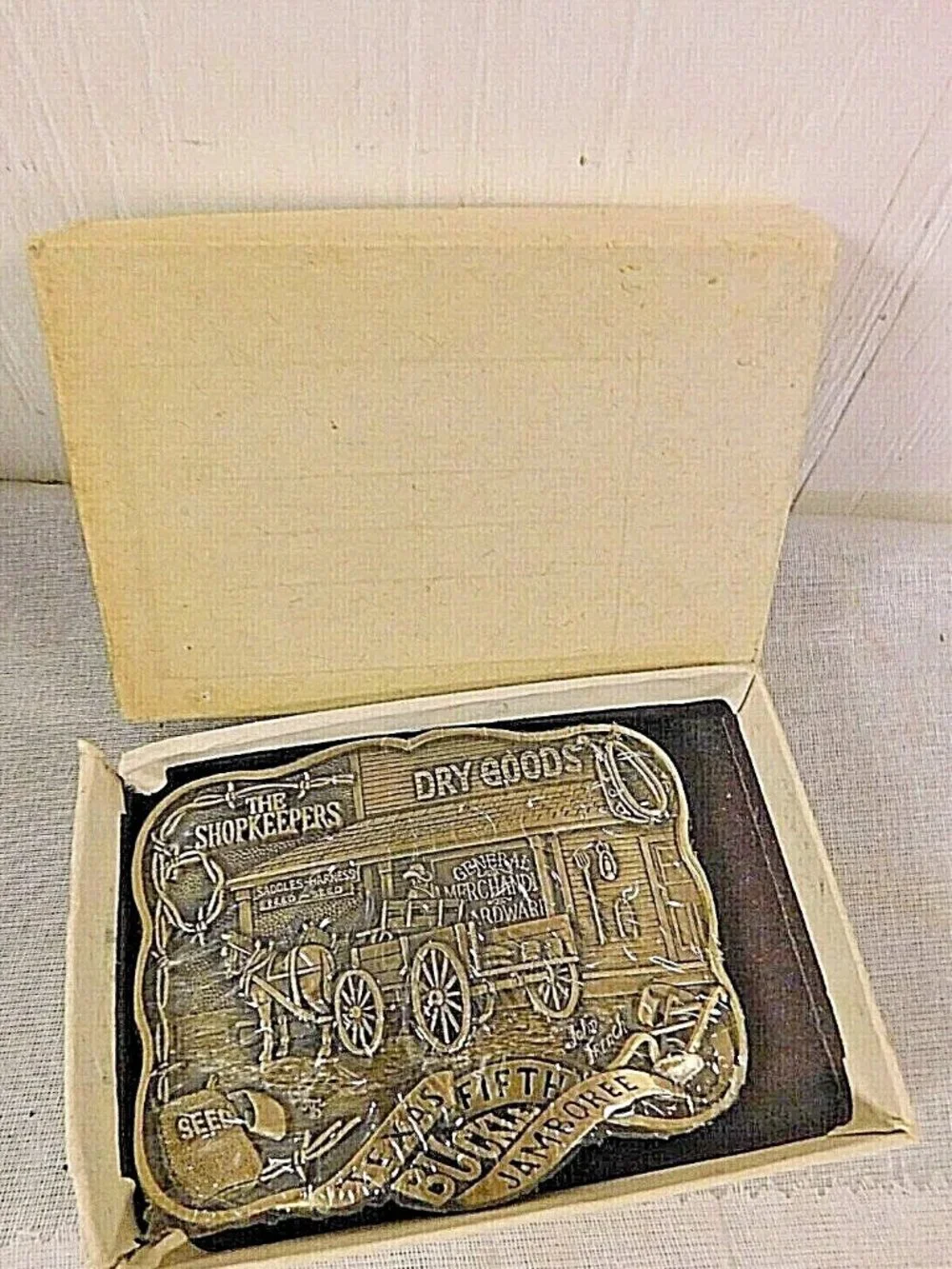 The Trail Blazer Texas 5th Buckle Jamboree Ltd Ed Belt Buckle The Shopkeepers